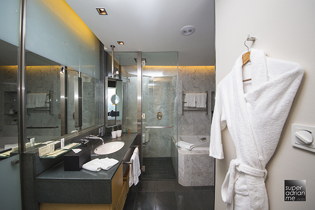 Spacious Bathroom at the Hilton Kuala Lumpur Executive Room