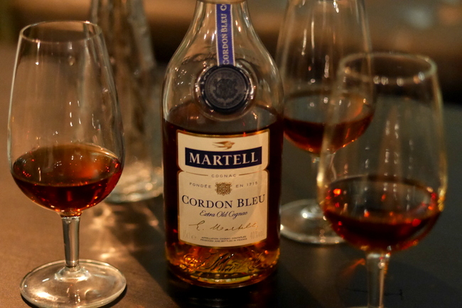 Martell's Cordon Bleu Extra.