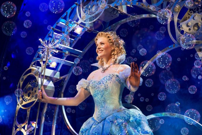 Carley Anderson as Glinda in Wicked. (Credit: Matt Crockett)