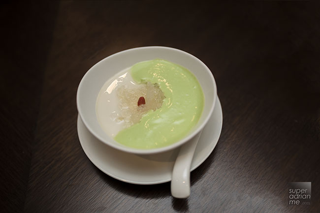 Hai Tien Lo - Chilled Bean Curd Pudding with Bird's Nest and Avocado Cream