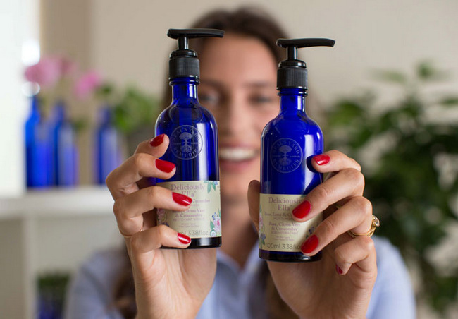 Neal's Yard Remedies and Deliciously Ella unveils their fresh, skin-loving products; Deliciously Ella Rose, Lime & Cucumber Facial Wash and Moisturiser. (Credit: Deliciously Ella)