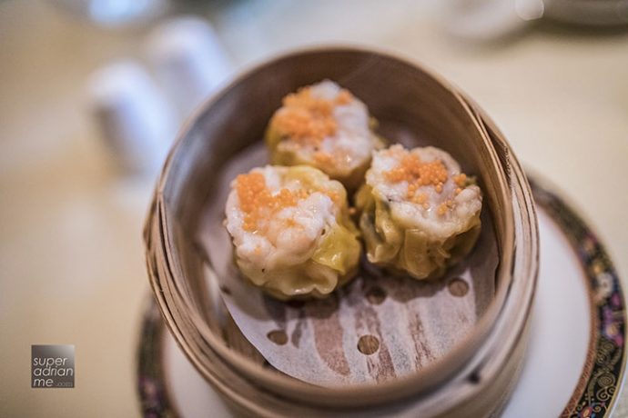 Golden Peony - Steamed Chicken ‘Siew Mai’ topped with Fish Roe