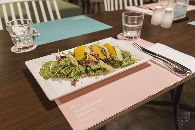 Salads at Marmalade Pantry in Oasia Downtown Hotel Singapore