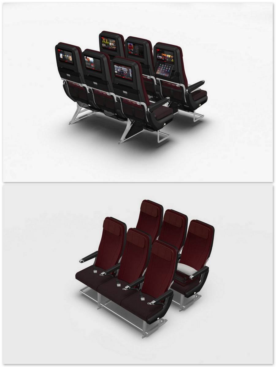 Qantas 787 Dreamliner new Economy Class seats