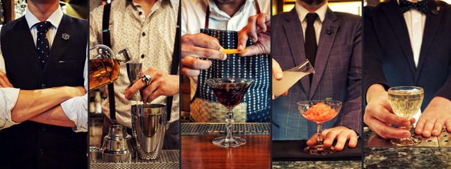 Gibson bar celebrates its first anniversary with an exciting World Collaboration Menu, featuring 15 craftsmen, 6 countries and 5 cocktails. (Credit: Gibson)