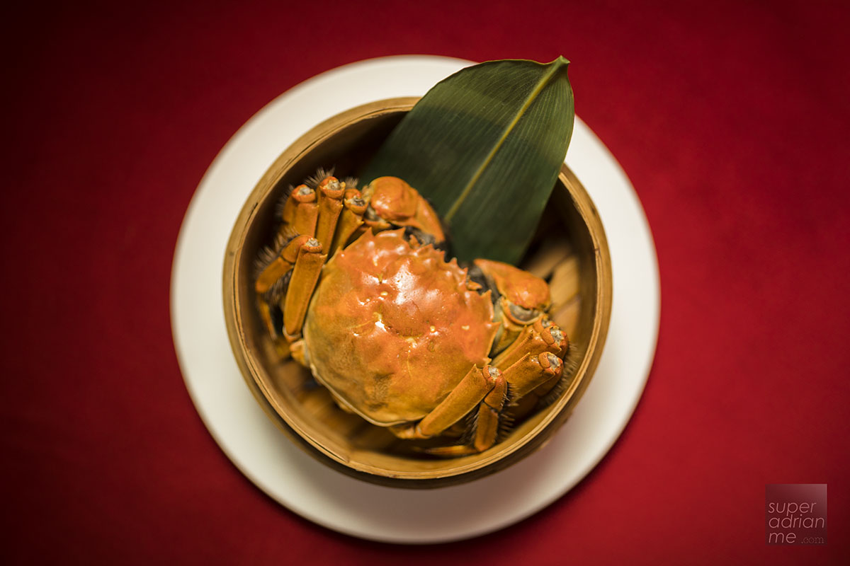 Szechuan Court - Steamed Whole Hairy Crab With Shiso Leaf