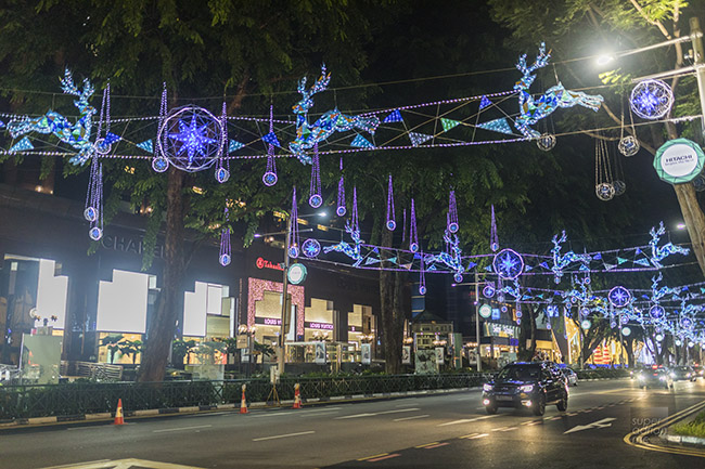 Christmas lightup in Orchard Road 2016