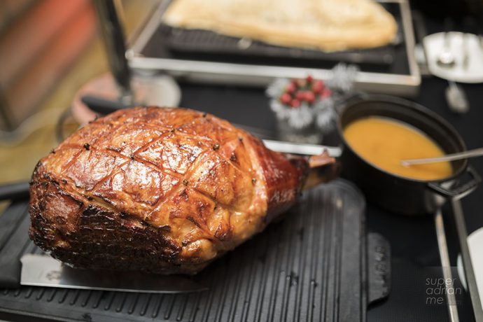 Marriott Cafe - Bourbon & Honey Glazed Leg Ham