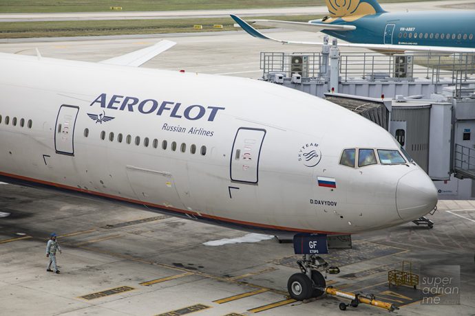 Aeroflot Russian Airlines (Skyteam) at Hanoi Noi Bai Airport