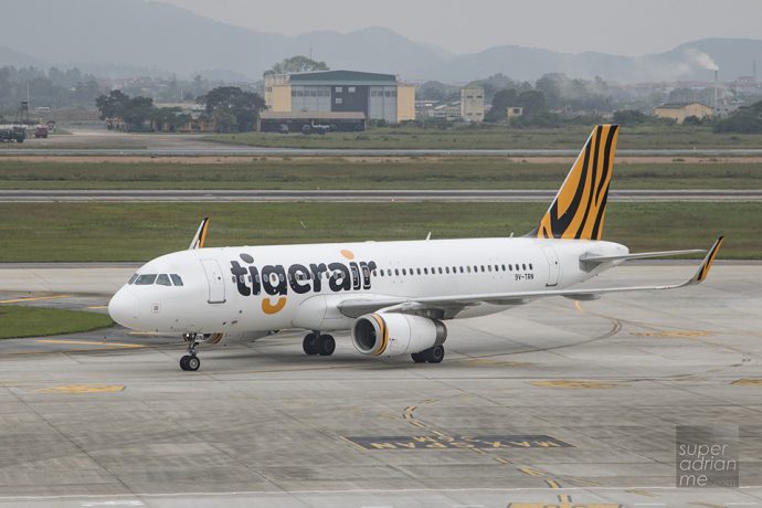 Tigerair (9VTRN) A320 Aircraft at Hanoi Noi Bai Airport