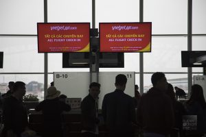 Vietjet Air Check In Counter at Hanoi Noi Bai Airport