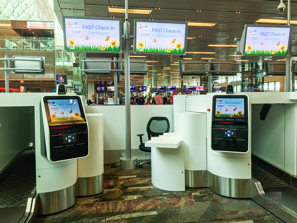 FAST Check In and Baggage Drop Off at Changi Airport