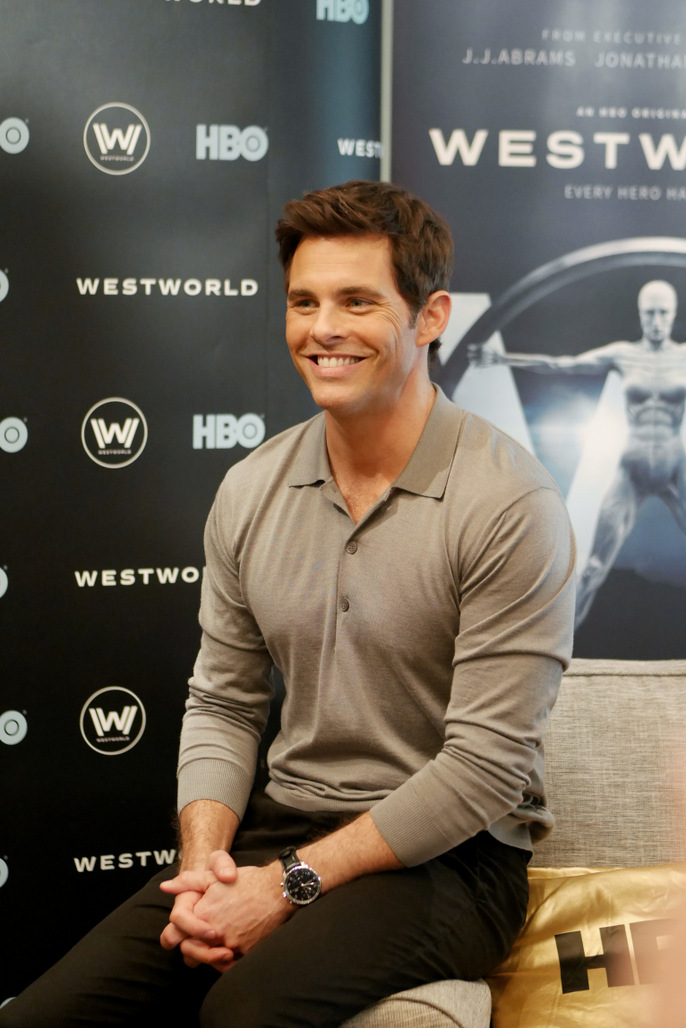 James Marsden talks about his role as Teddy Flood in HBO's Westworld.