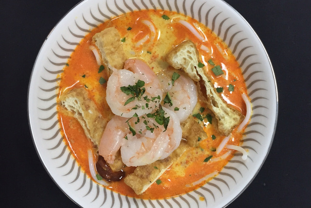 Singapore Laksa served on board Jet Airways flights from Singapore