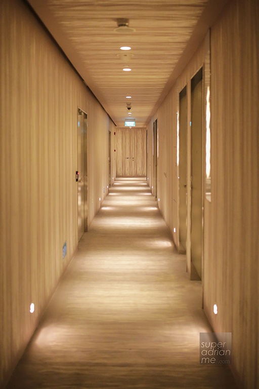 Room corridor at JW Marriott Hotel Singapore South Beach