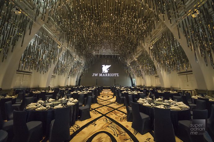 Impressive Ballroom at JW Marriott Hotel Singapore South Beach