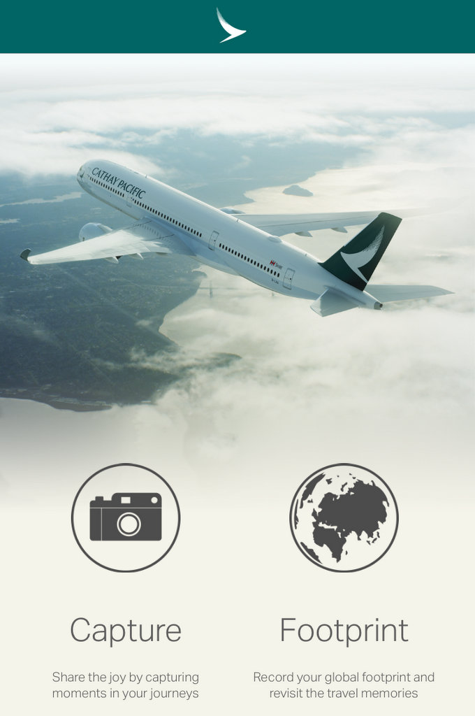 Cathay Pacific Moments Mobile App