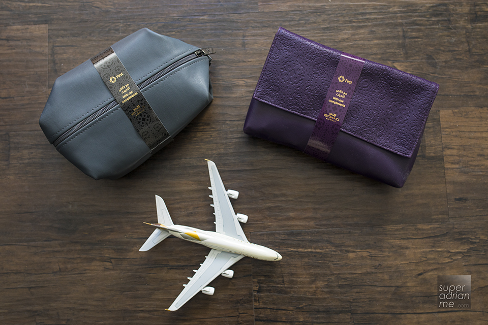 Etihad Airways new First Class amenity kits designed by Christian Lacroix