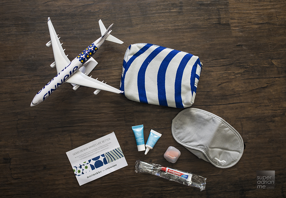 Finnair Business Class Amenity Kit - Clarins Skincare products
