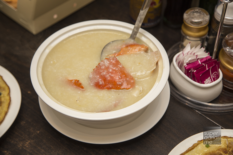 Crab Porridge at Wong Kun Sio Kung at Broadway Macau