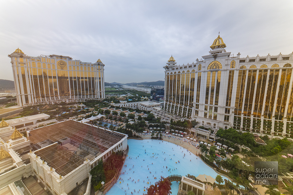 View of the other hotels from Galaxy Hotel Macau