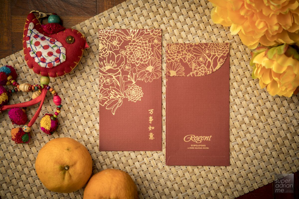 Regent Hotel Singapore Ang Bao Red Packets Singapore 2017