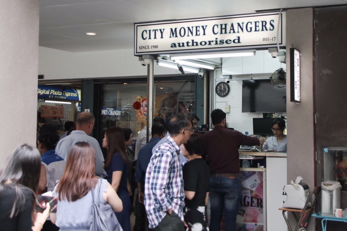 Money Changer Foreign Exchange Change Alley Singapore