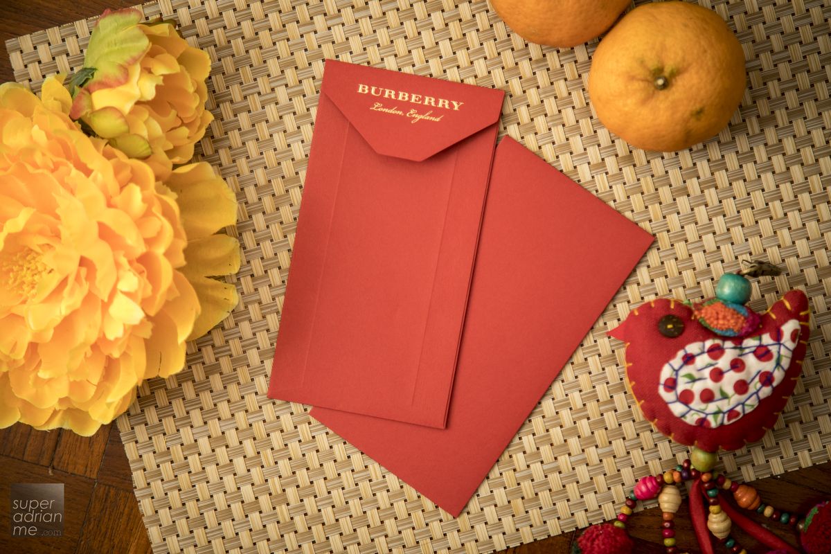 Burberry Ang Bao Red Packets Singapore 2017
