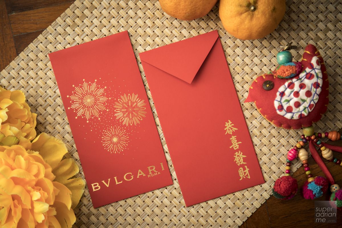 BVLGARI Ang Bao Red Packets Singapore 2017