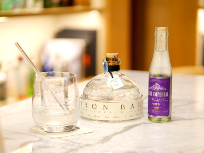 Tonic, JW Marriott South Beach's gin-focused bar serves up a range of gins from around the world. The list includes one from Iron Balls distillery.