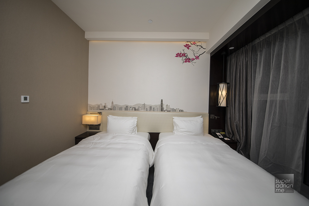 The comfortable beds at Hilton Garden Inn Hong Kong Mongkok