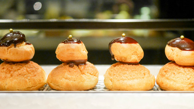 JW Marriott Singapore South Beach introduces Beach Road Kitchen, its all-new, all-day buffet venue. Pictured here is the chocolate cream puffs.