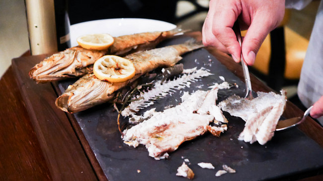 JW Marriott Singapore South Beach introduces Beach Road Kitchen, its all-new, all-day buffet venue. Pictured here is a specially grilled fish by Executive Chef Stefano Di Salvo.