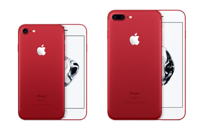 (PRODUCT)RED iPhone 7 & iPhone 7 Plus red metallic finish Singapore price