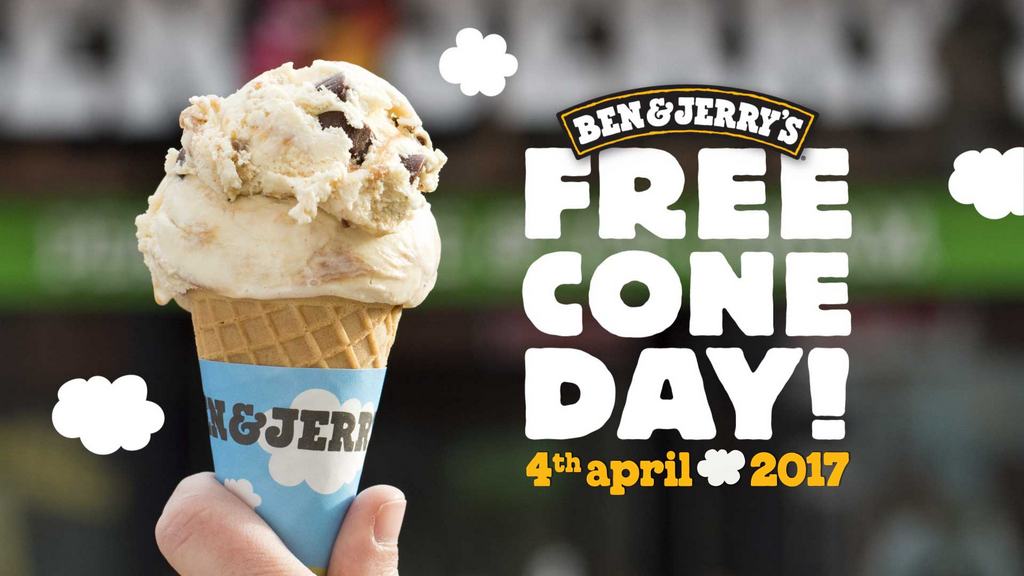 Ben & Jerry's Free Cone Day 2017