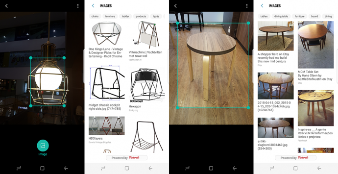 Samsung Galaxy S8 Bixby Vision furniture review