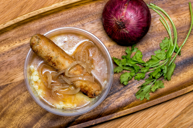 BeFrank S'mash (S$6.50): a version of the bangers and mash, featuring a homemade gravy made with chicken stock.