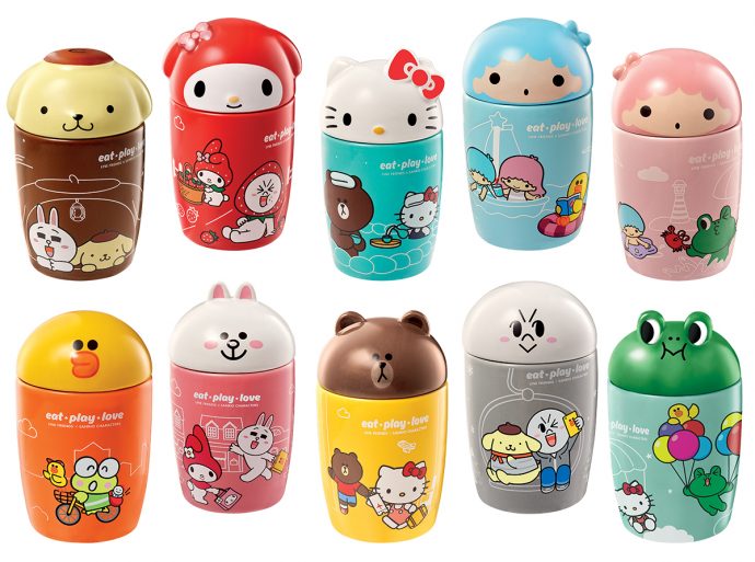 7 Eleven Sanrio and Line hello kitty brown Mugs Singapore redemption mugical moment 