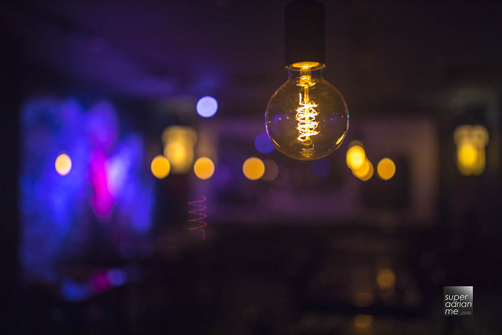 Filament bulb lighting to brighten up The Dragon Chamber