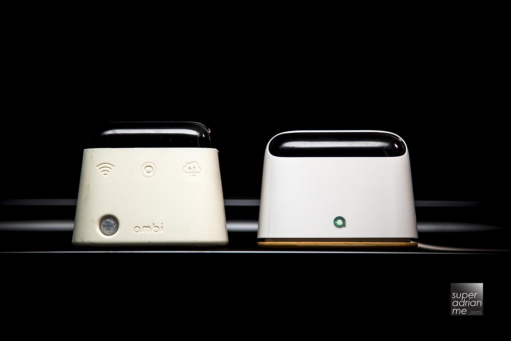 Ambi Climate Gen 1 (left) vs Gen 2 (Right)