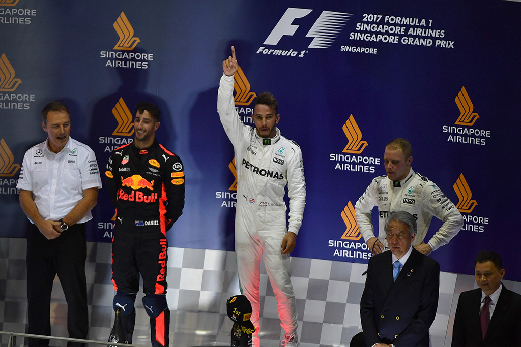 Why the Singapore GP Trophy subtely changes each year