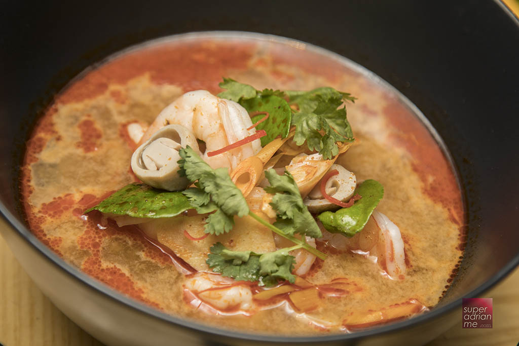 Tom Yum Goong from Exotic Flavours of Thailand Buffet at Marriott Cafe Singapore