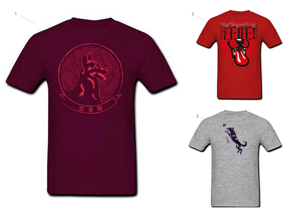 Guinness Limited Edition Red Tongue Dog T-Shirts