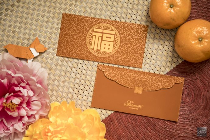 Fairmont Singapore ang bao red packets 2018