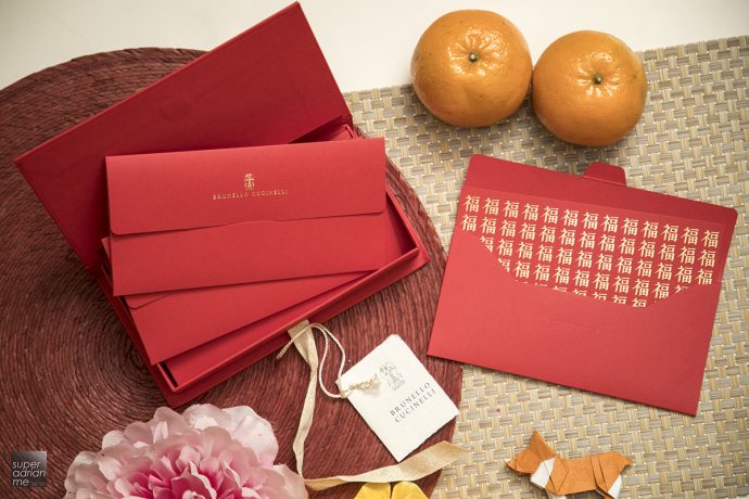 Brunello Cucinelli ang bao red packets 2018
