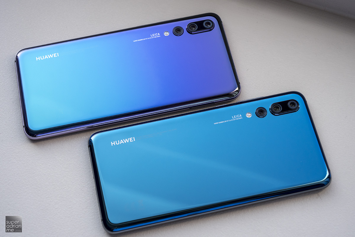 Huawei p20 pro twilight vs blue