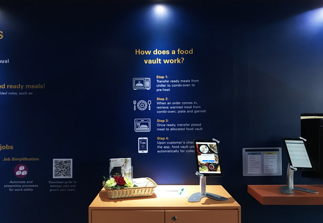 Food Vault iPad at FHA2018