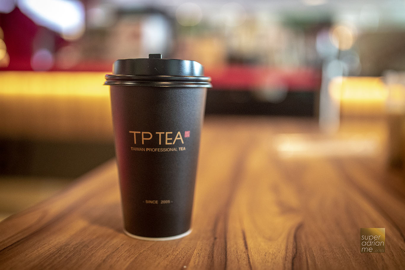 TP TEA beverages are also available hot