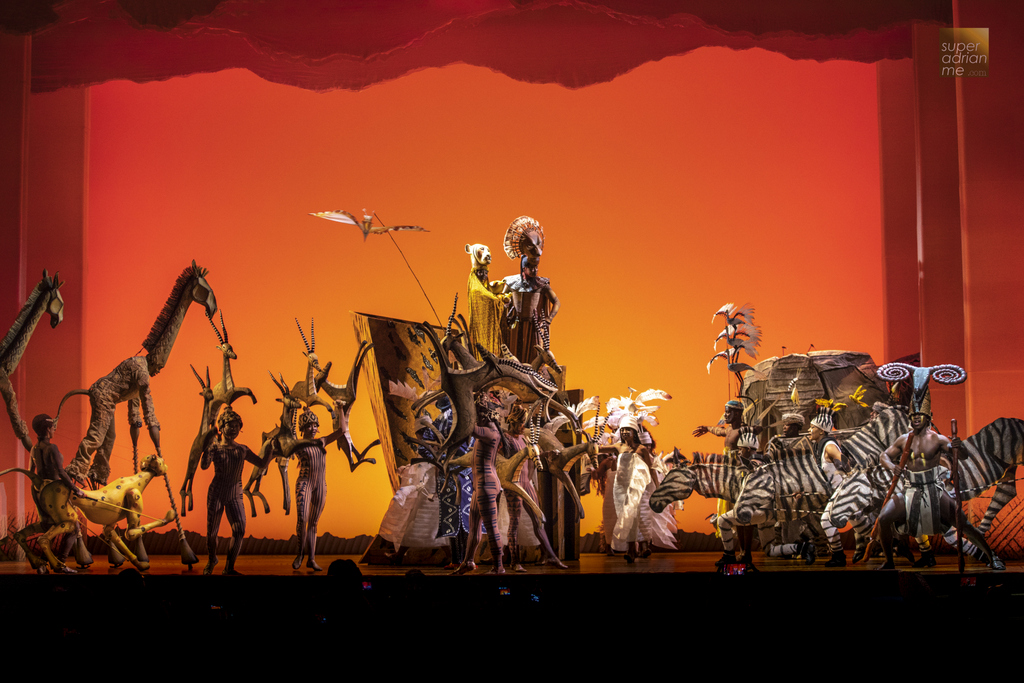 Circle of Life opens The Lion King Musical.