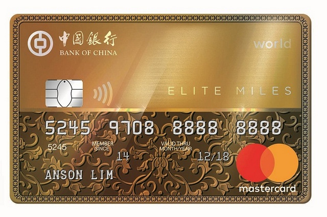 Bank of China Elite Miles World Mastercard